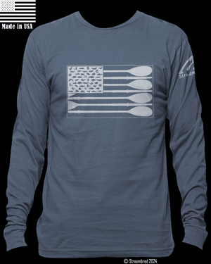 W's Fly Oar Flag Organic LS Tee