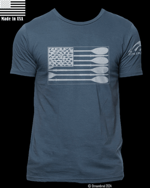 M's Fly Oar Flag Organic SS Tee